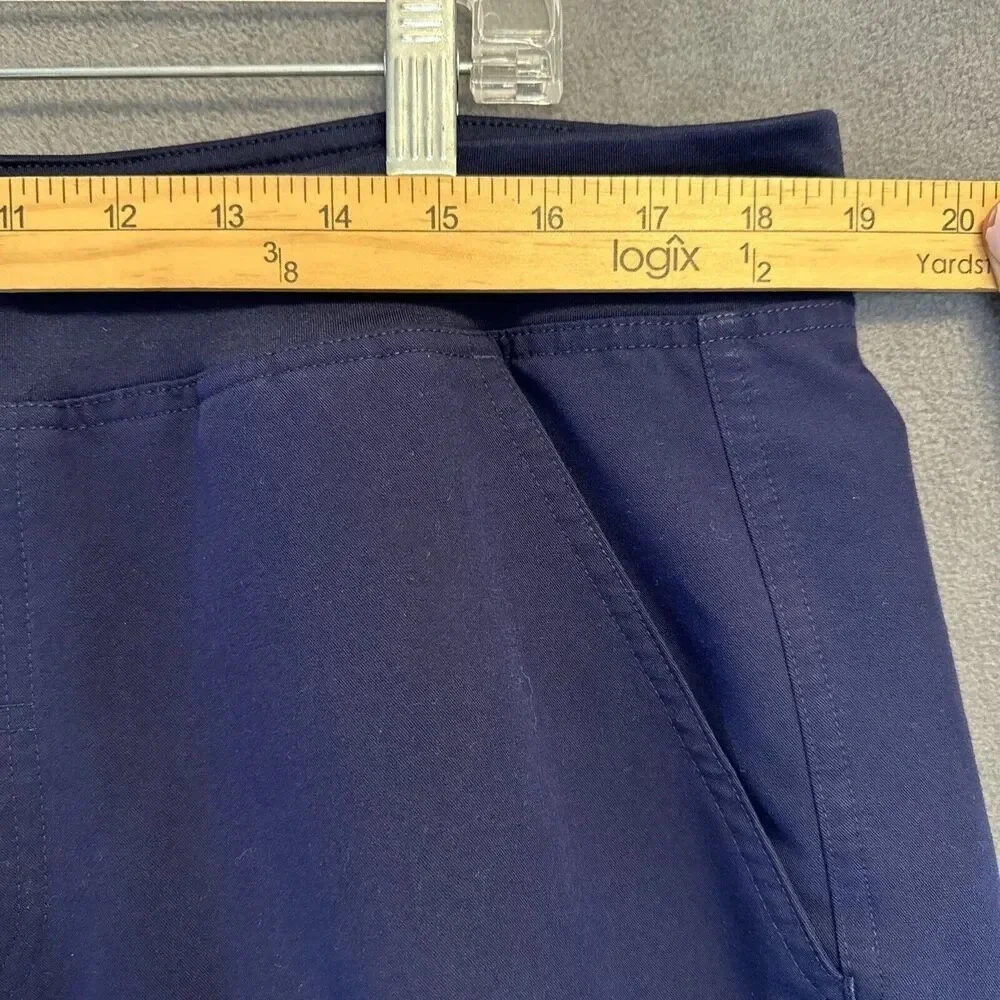 Figs Axim‎ Cargo Scrub Pants Mens XXL Tall Navy Blue Pants Technical Collection